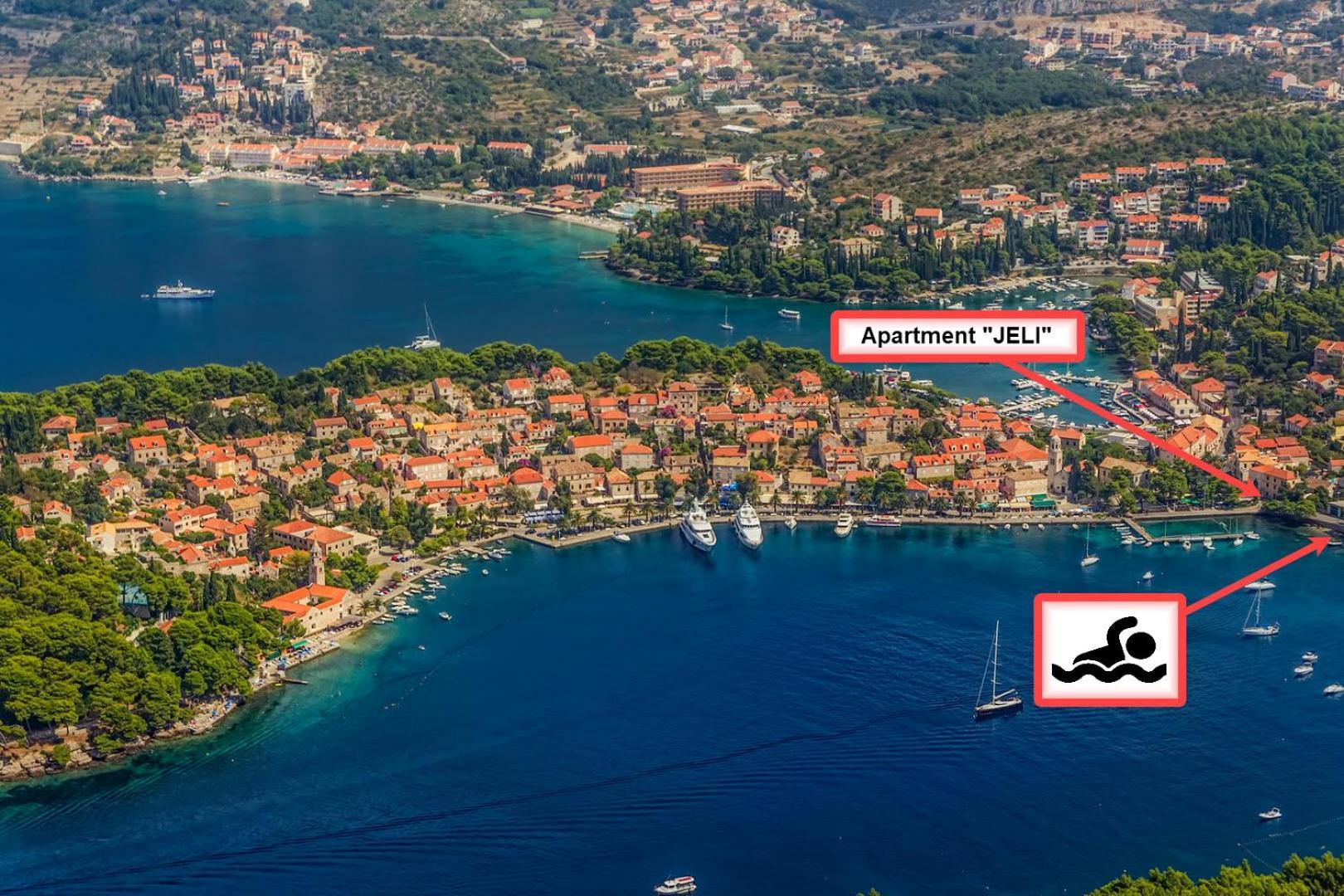 Studio Apartment Jeli Cavtat Exteriör bild